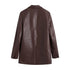 American Style Leather Pants Suit